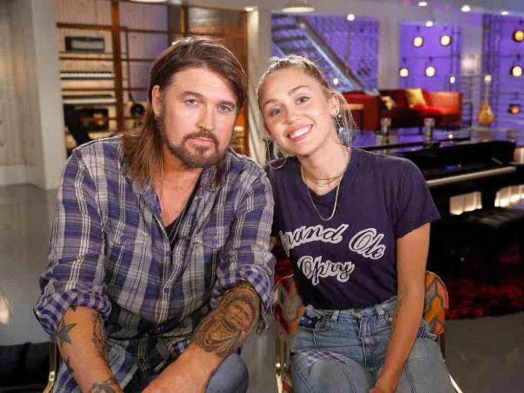 Billy Ray Cyrus and  Miley Cyrus 
