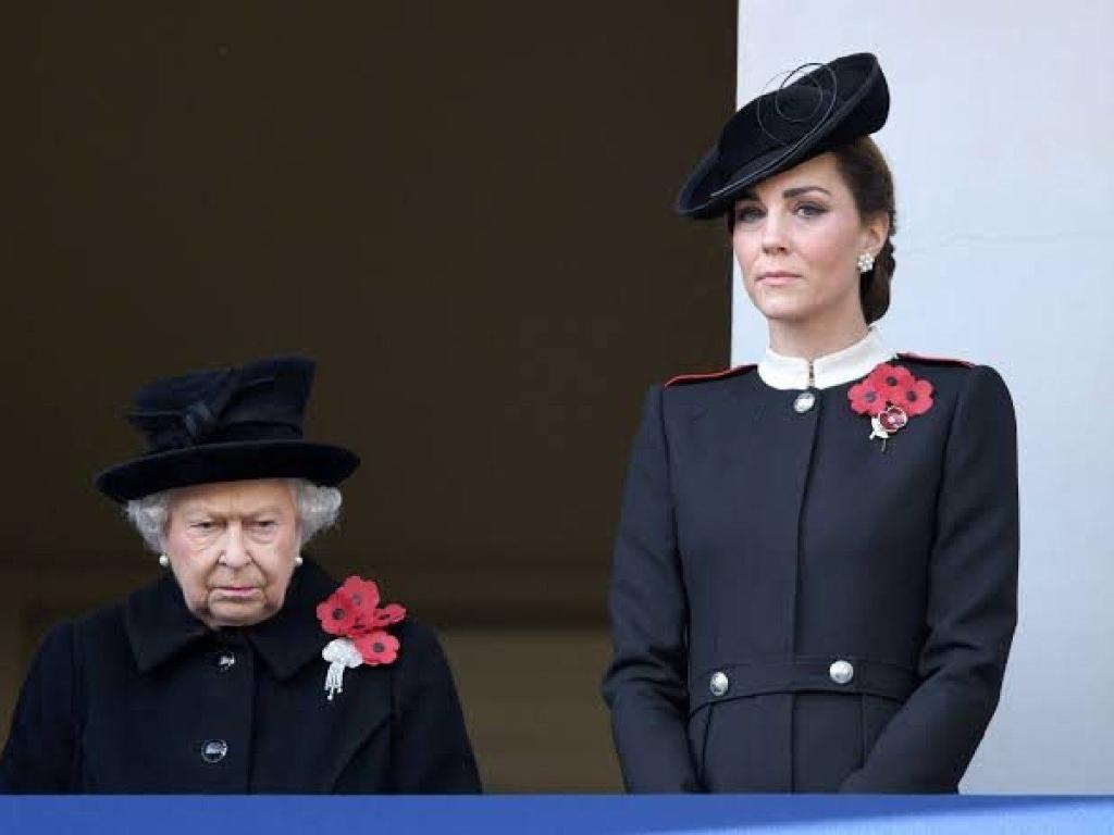 Kate Middleton and Queen Elizabeth