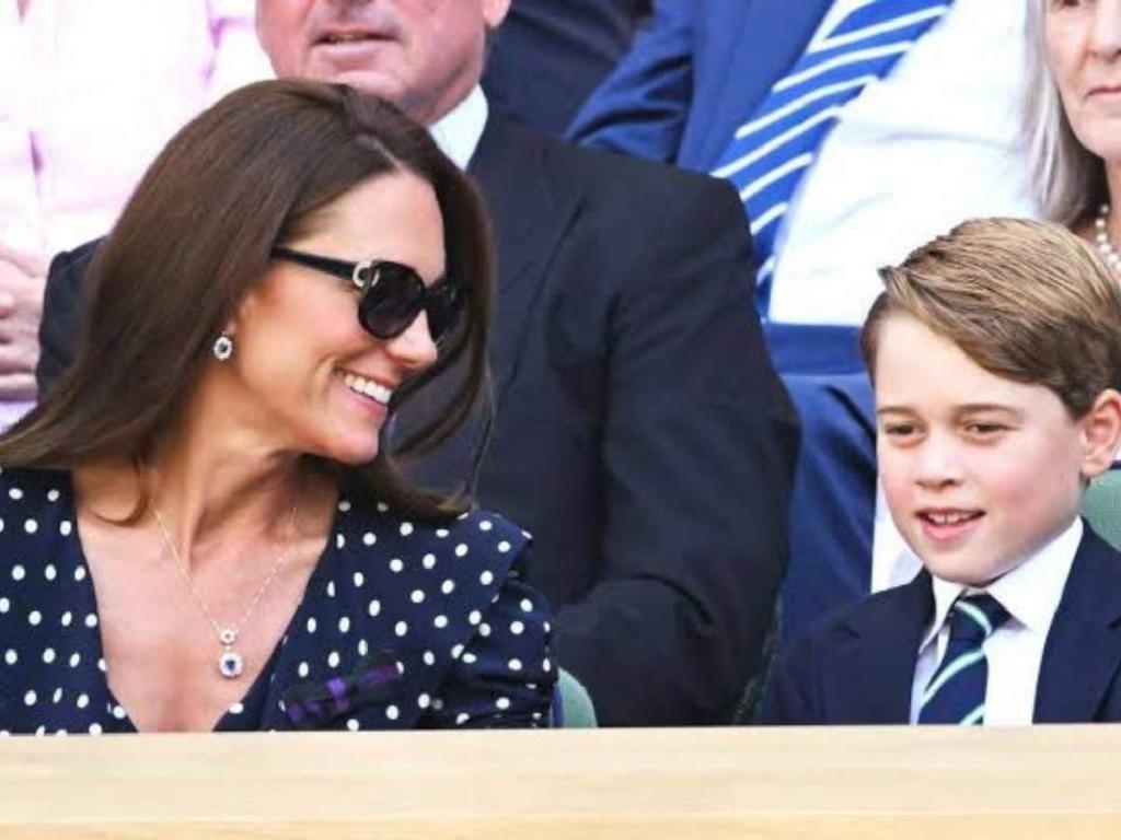 Kate Middleton and Prince George 