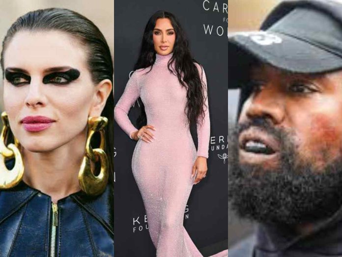 Julia Fox claims Kim Kardashian made her and Kanye West's split happen