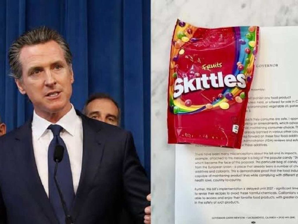 Gavin Newsom bans four additives in California state 