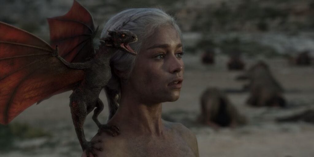 The unburnt Daenerys Targaryen