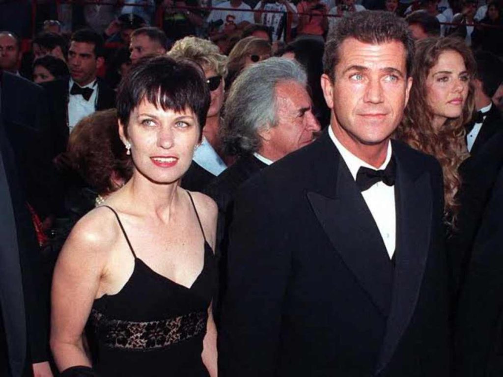 Robyn Moore and Mel Gibson 