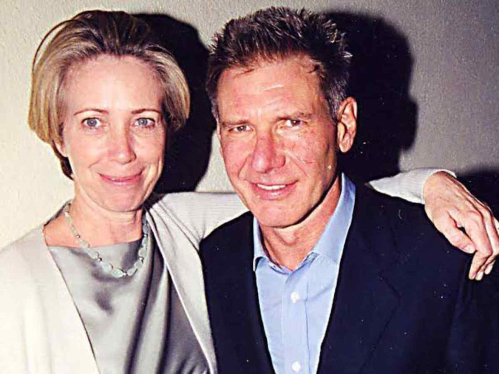 Melissa Mathison and Harrison Ford 