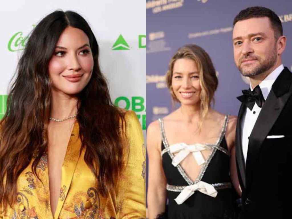 Olivia Munn, Jessica Biel and Justin Timberlake