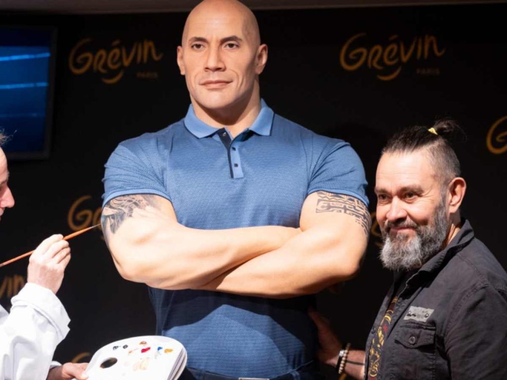  Dwayne Johnson wax figures
