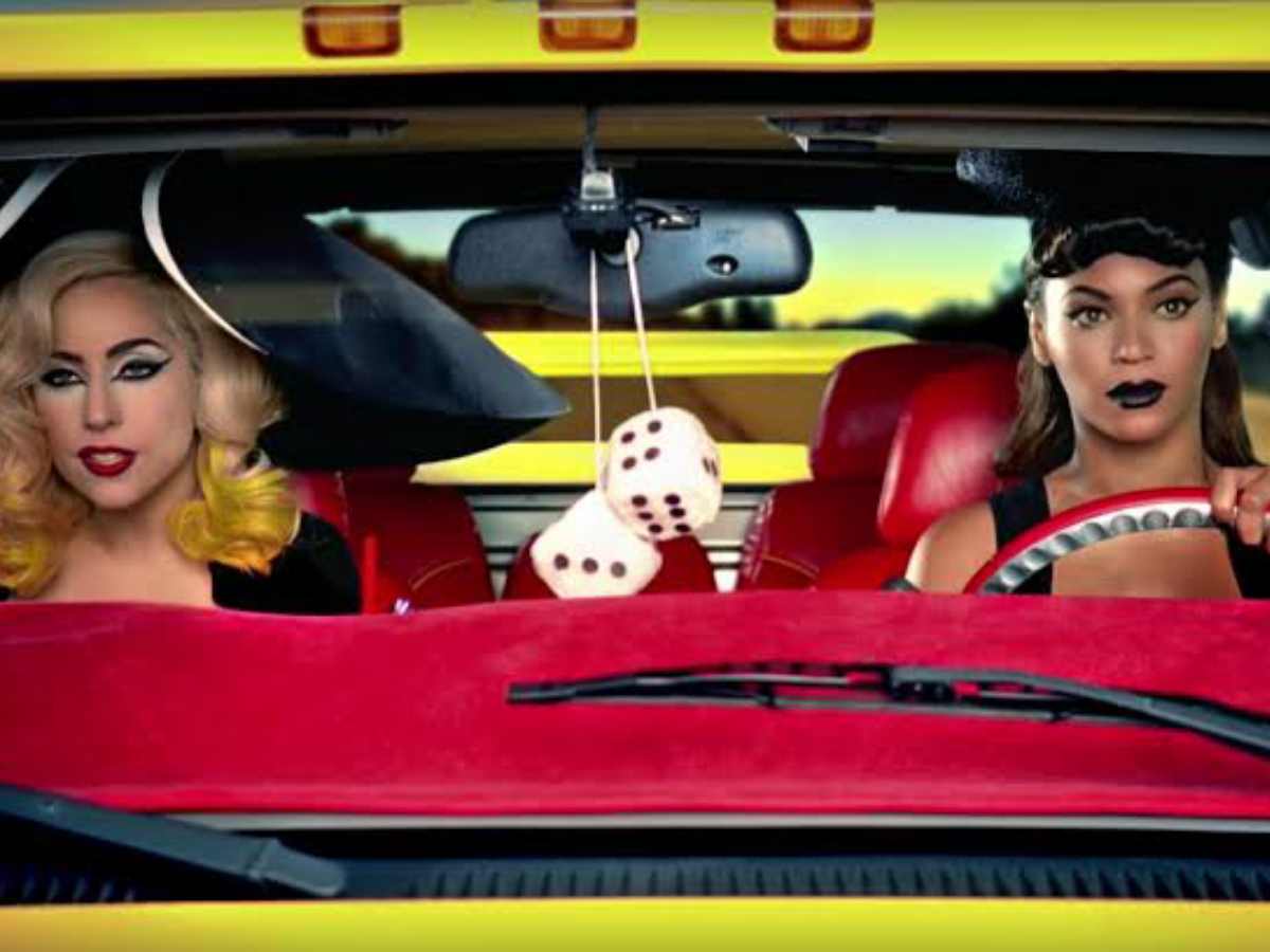 Lady Gaga and Beyoncé in 'Telephone' music video