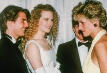 Princess Diana with Tom Cruise