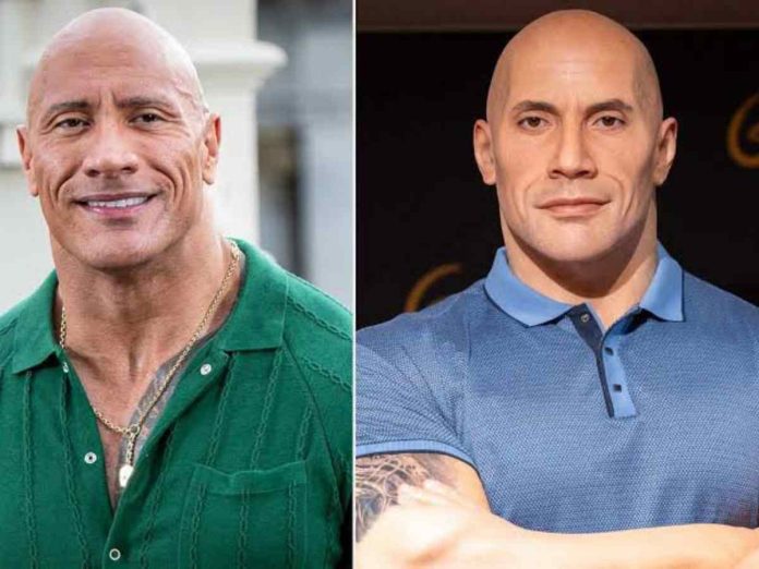 Dwayne Johnson and the controversial wax figure