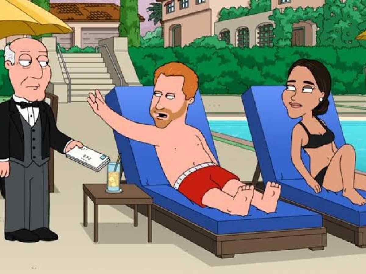 Prince Harry and Meghan Markle on 'Family Guy'