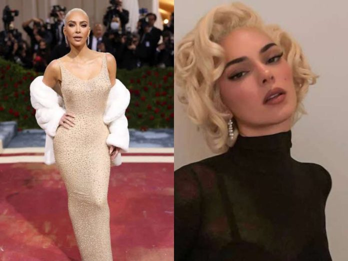Kendall Jenner competes with Kim Kardashian as she channels Marilyn Monroe for Halloween 2023