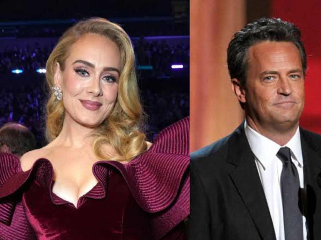 Adele pays tribute to Matthew Perry 