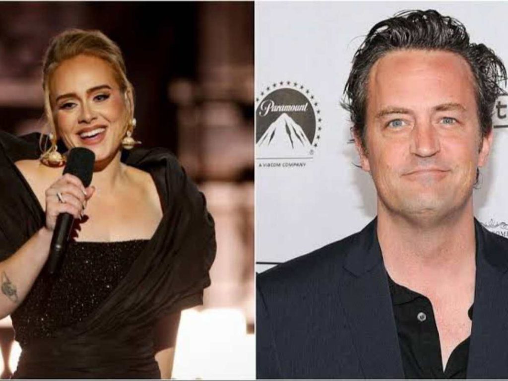 Adele pays tribute to Matthew Perry 