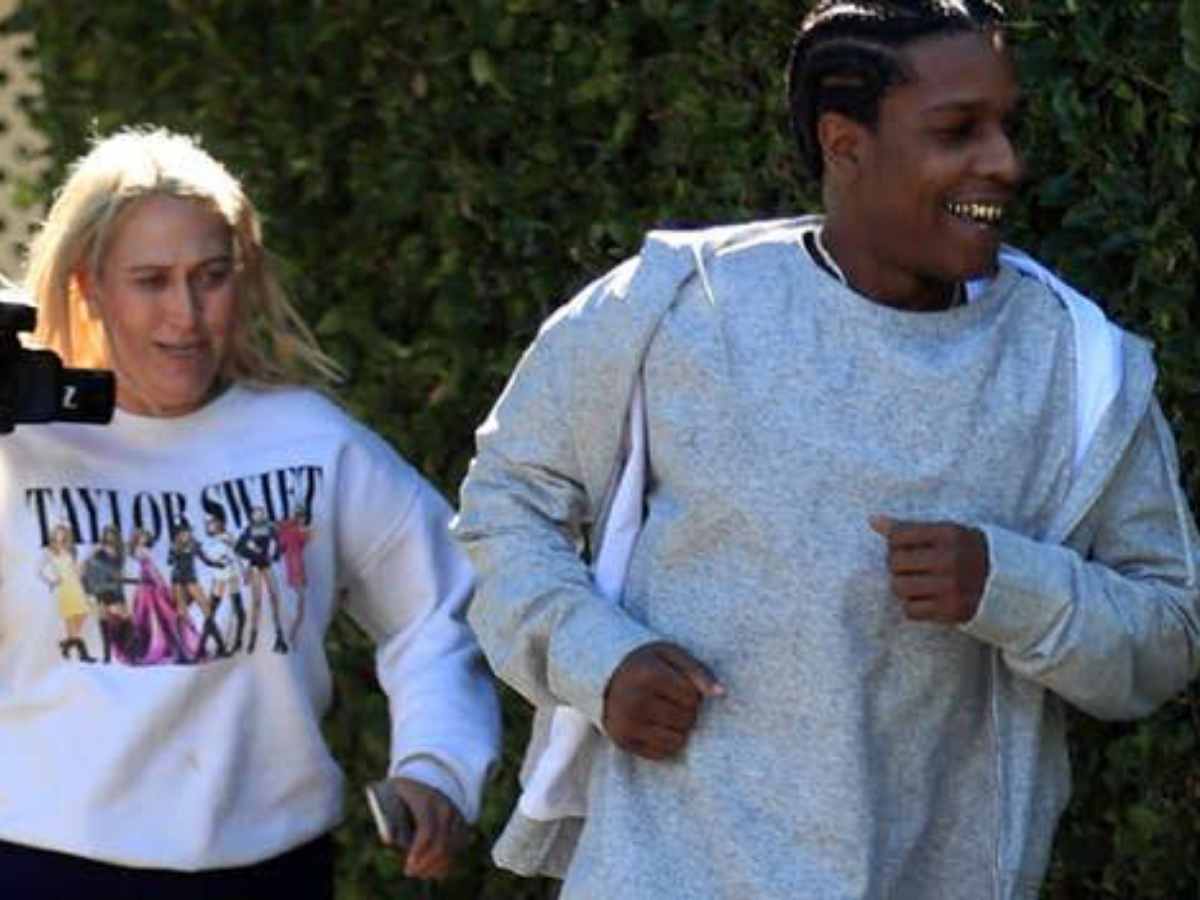 A$AP Rocky getting chased by a TMZ paparazzi