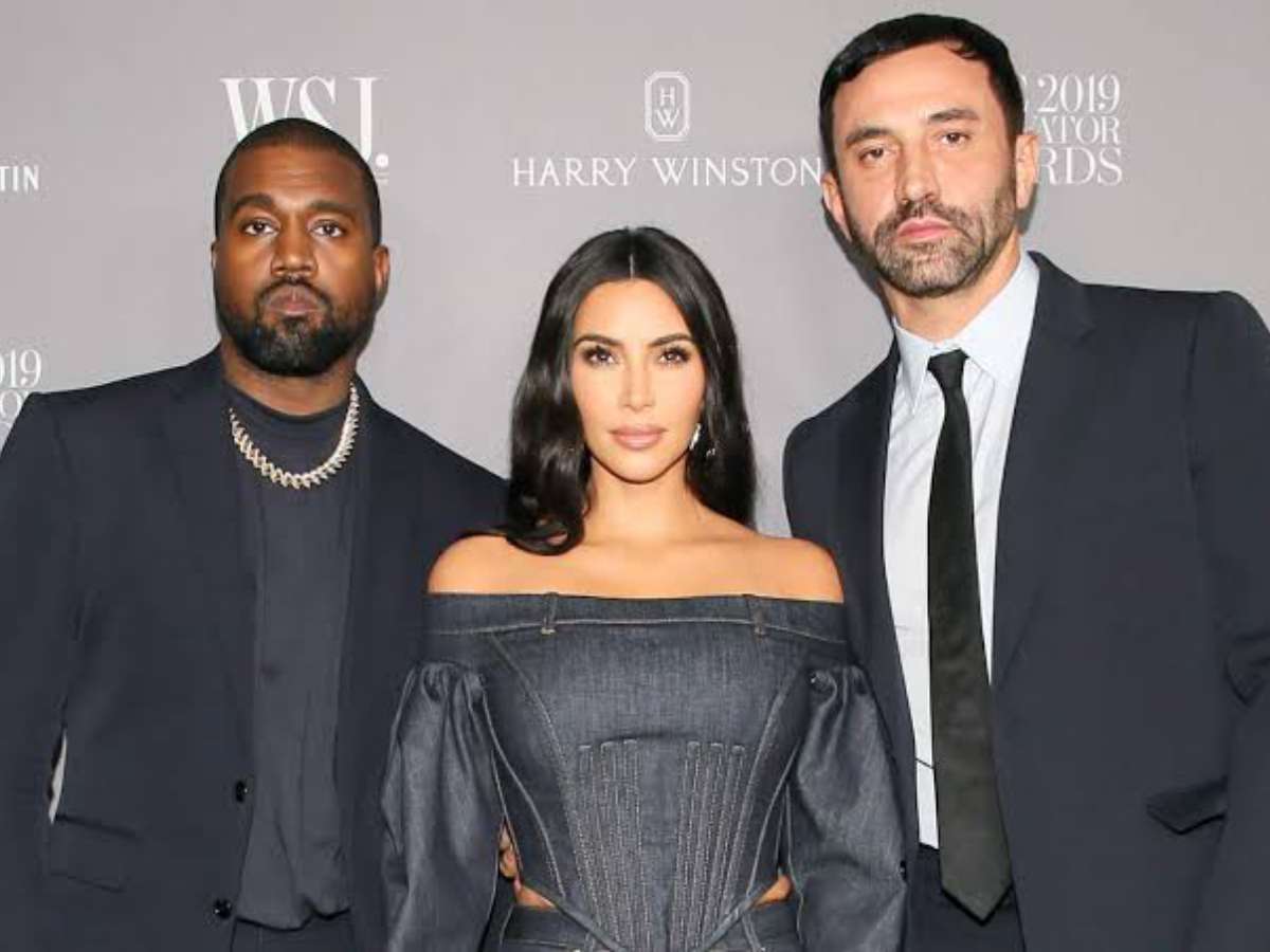 Kanye West and Riccardo Tisci gave a makeover to Kim Kardashian