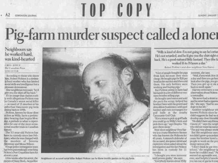 Who Is Robert Pickton, The Serial Killer Who Fed Women To His Pigs