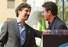 Chuck Lorre and Charlie Sheen