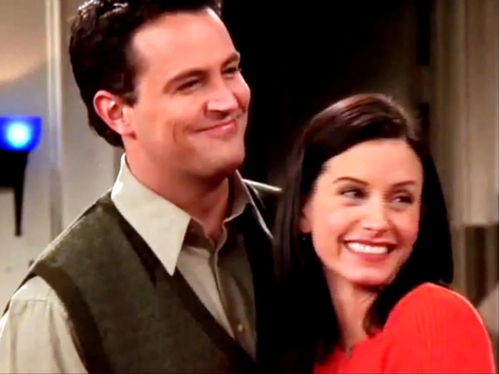 Chandler and Monica from 'Friends'