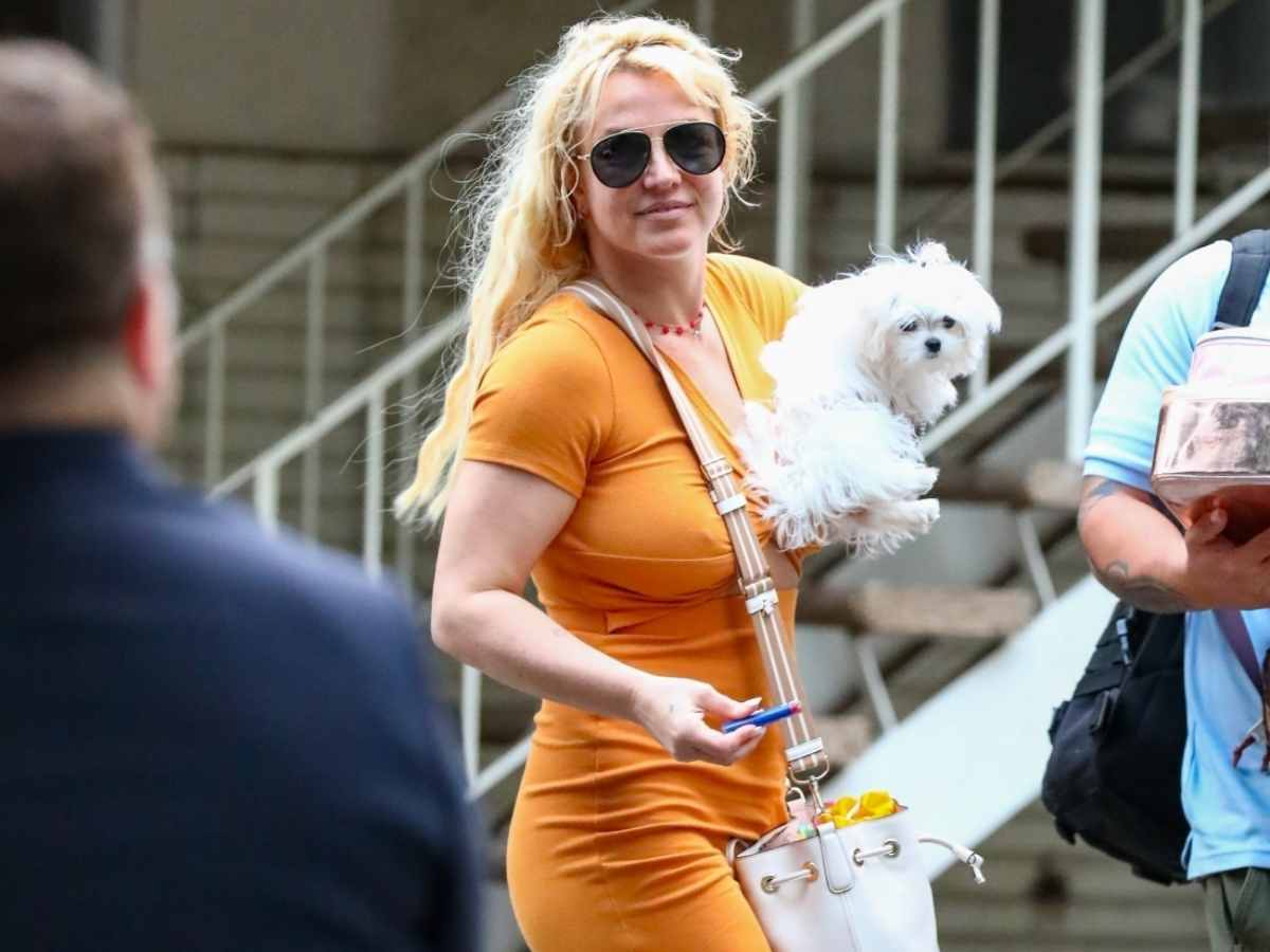 Britney Spears was spotted for lunch in Hollywood