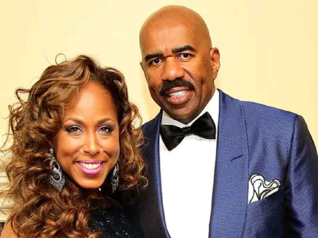 Steve Harvey Pays Emotional Tribute To Wife Marjorie At TheGrio Awards