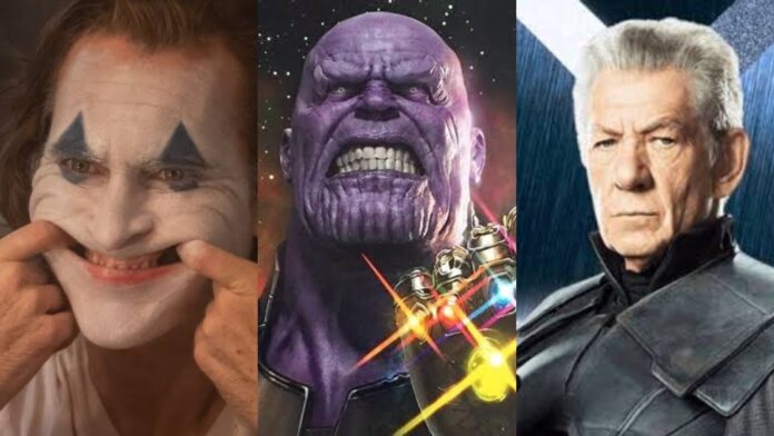 Joker, Thanos, and Magneto (Image: Marvel, DC, Fox)