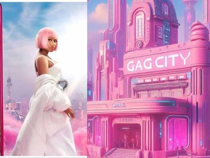 Barbz created Gag City to promote 'Pink Friday 2' by Nicki Minaj