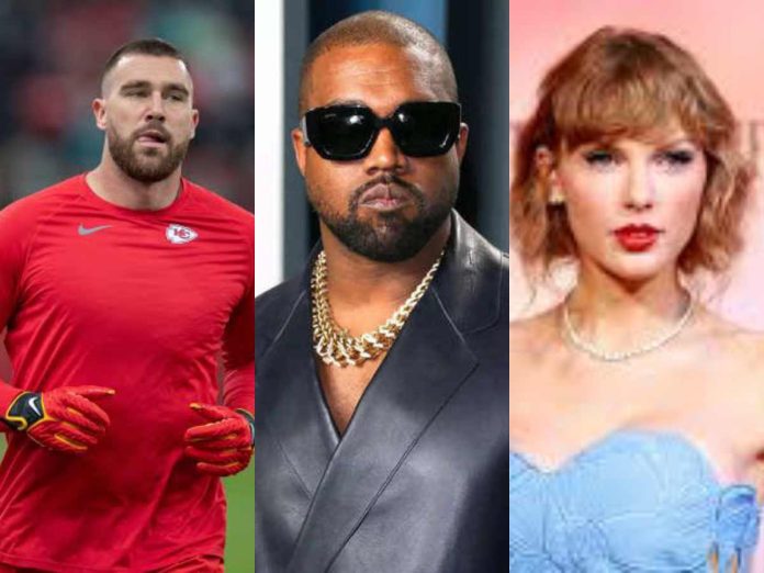 Swifties are enraged as Travis Kelce follows Kanye West and not Taylor Swift