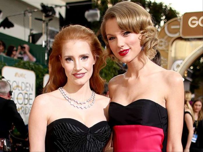 Jessica Chastain and Taylor Swift