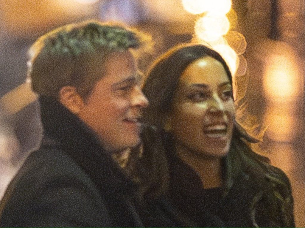Brad Pitt And Ines de Ramon in Paris (Daily Mail)