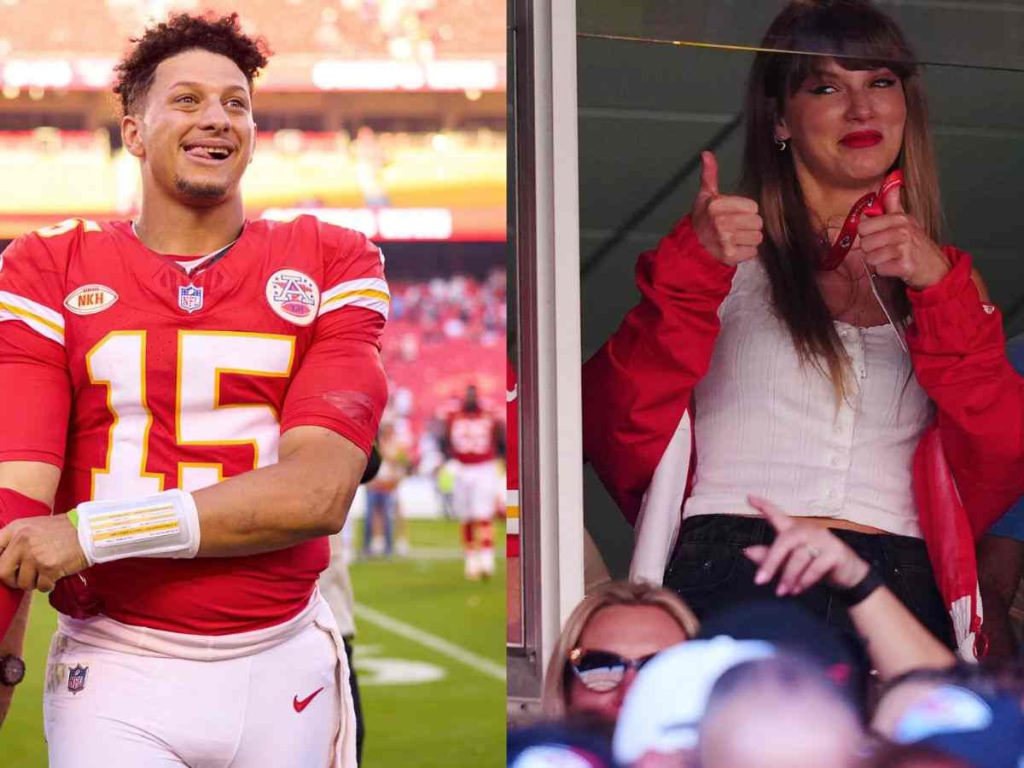 Patrick Mahomes and Taylor Swift