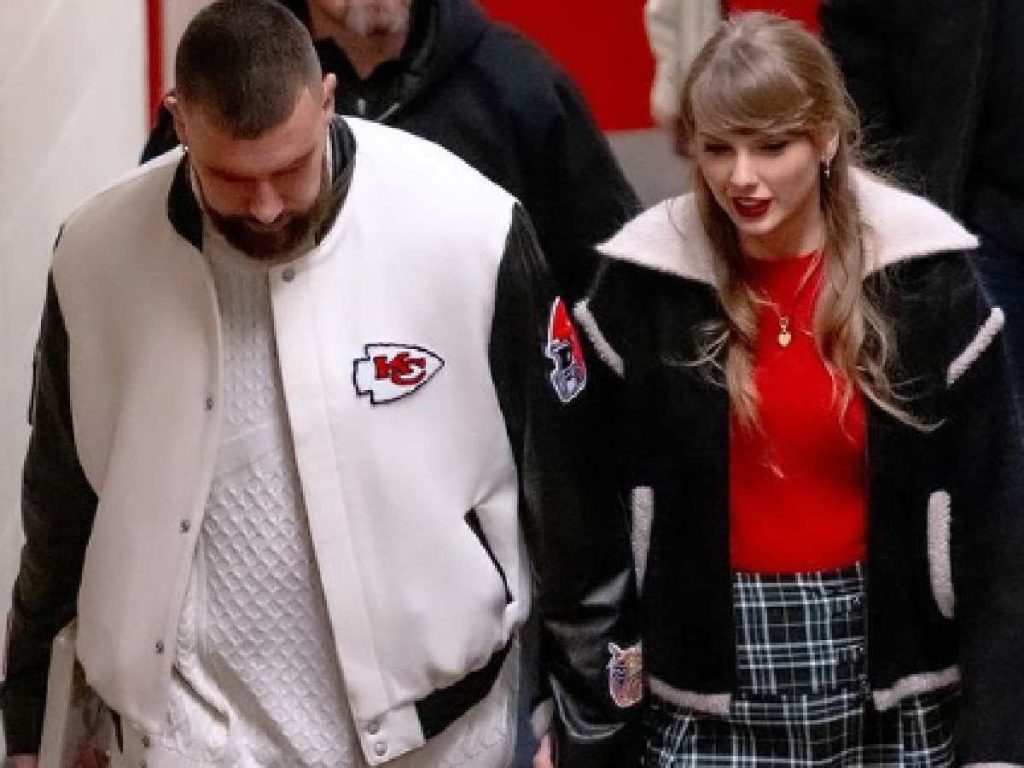 Taylor Swift during Travis Kelce's recent game (Image: Nick Wagner)