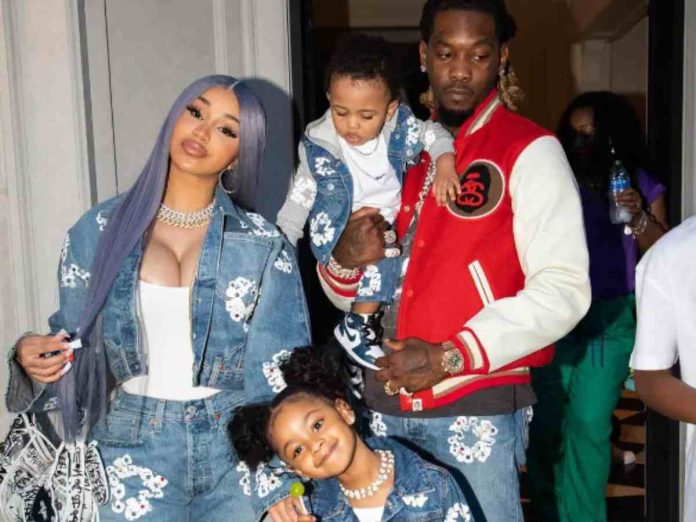 Cardi B and Offset have two children together (Image: Getty)