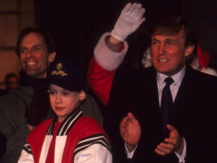 Donald Trump and 'Home Alone' star Macaulay Culkin