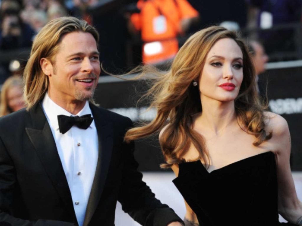 Angelina Jolie and Brad Pitt (Image: Page Six)