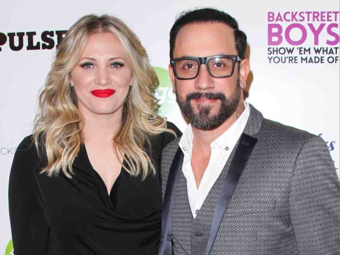 AJ Mclean and his wife Rochelle (Image: Getty)