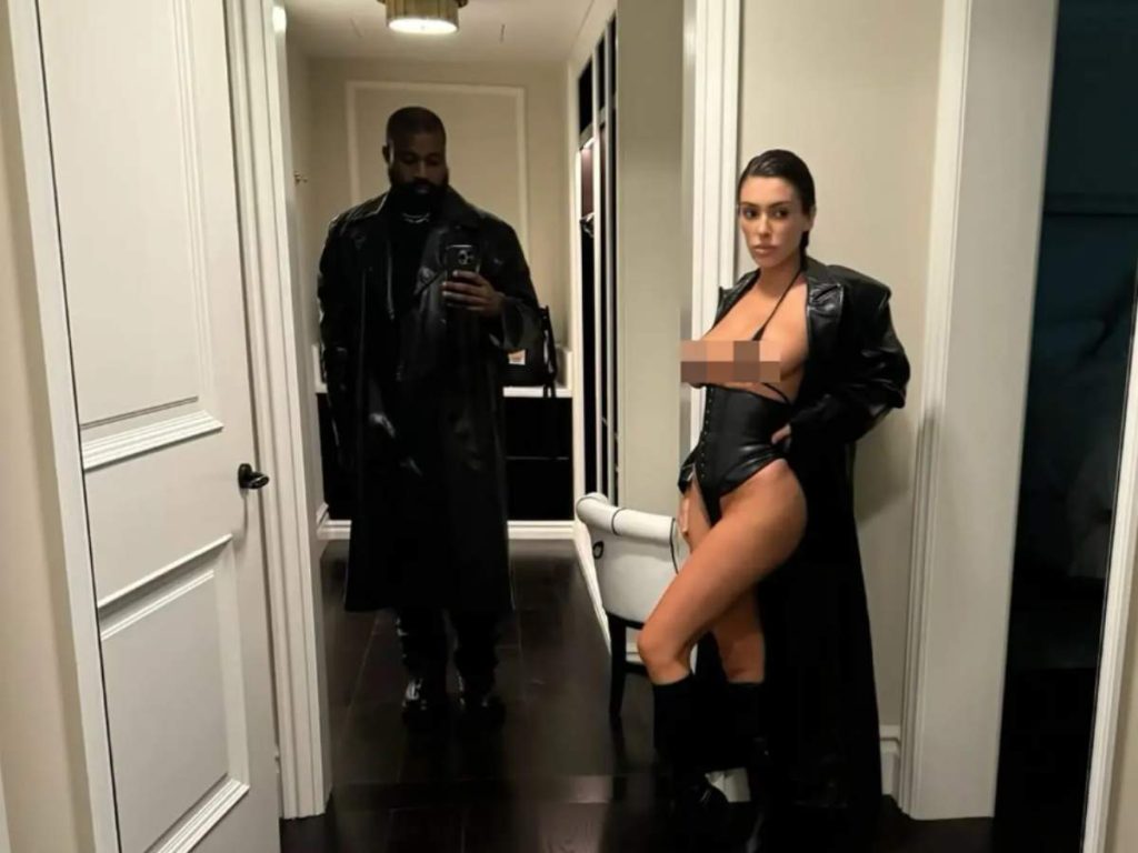Kanye West and Bianca Censori (Image: Instagram)