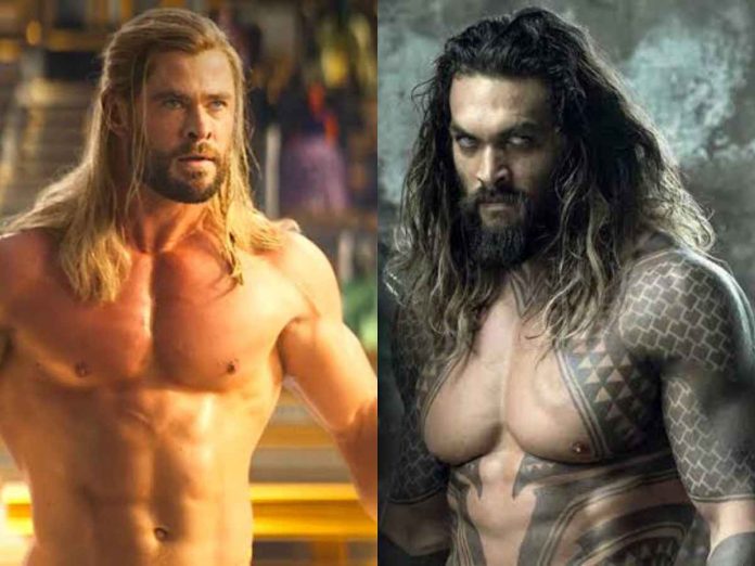 Chris Hemsworth responds to Jason Momoa's dig at his muscles with a savage response