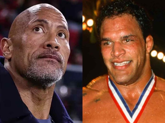 Dwayne Johnson revived the Mark Kerr (right) biopic before it got too late