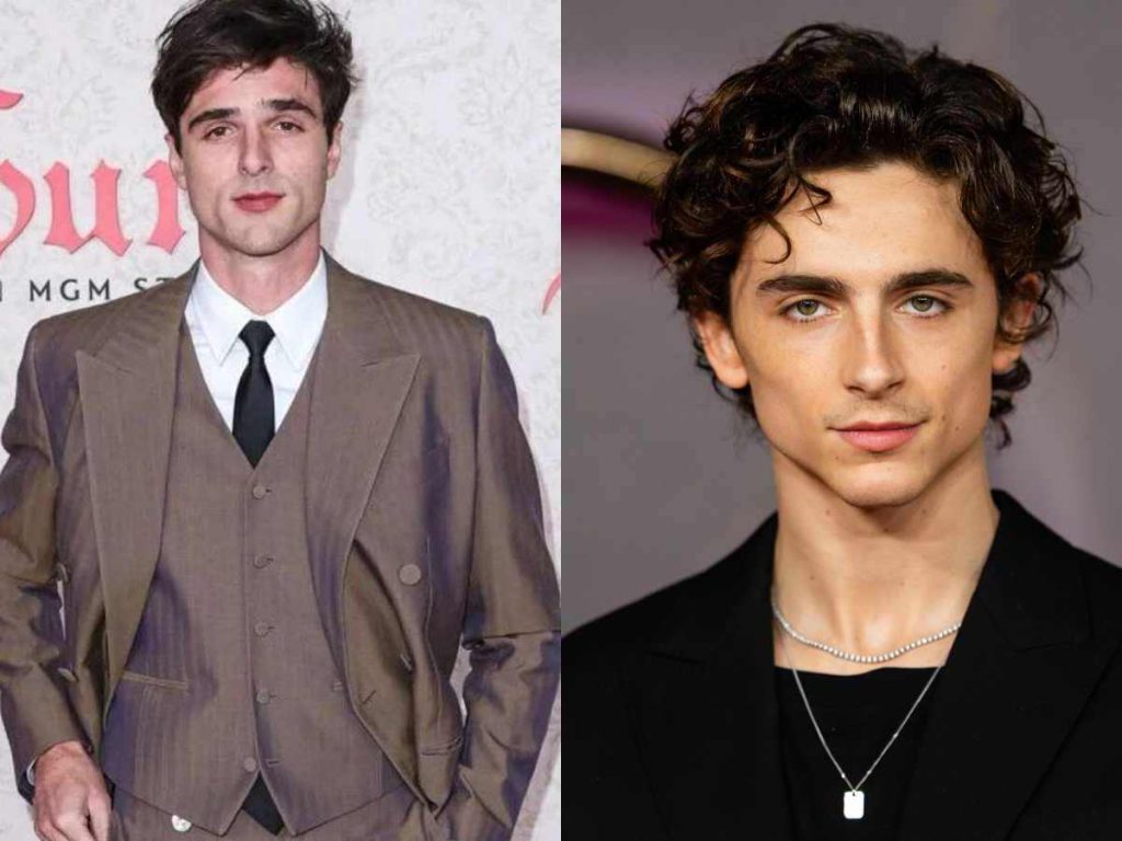 The Australian actor mentions Timothée Chalamet (right) was almost in 'Saltburn'