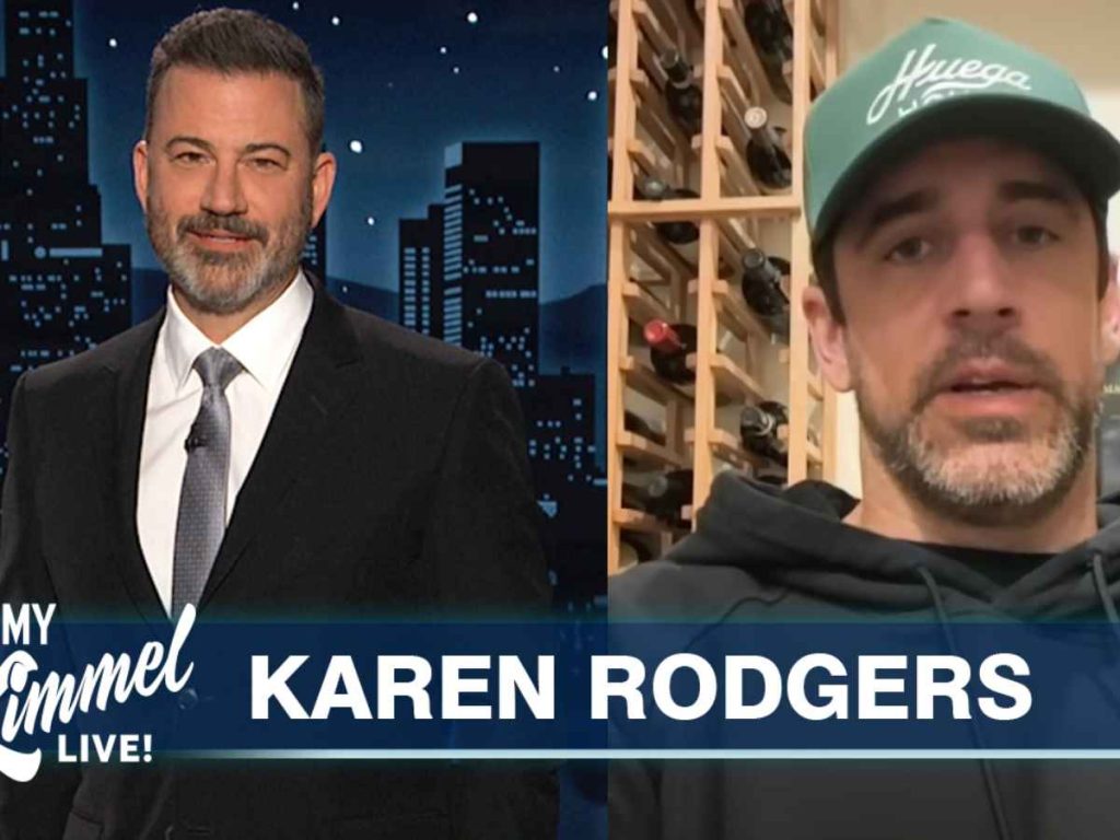 Jimmy Kimmel slammed Aaron Rodgers in the latest episode of 'Jimmy Kimmel Live!'