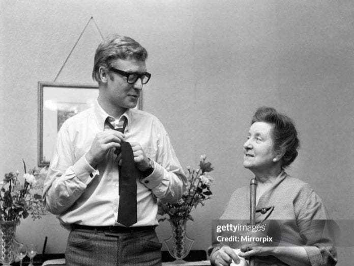 Michael Caine with his Mother Ellen