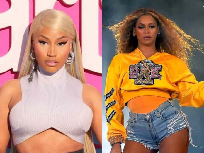 Nicki Minaj has caused a controversy as BeyHive thinks the rapper has dissed Beyoncé in 'Press Play'