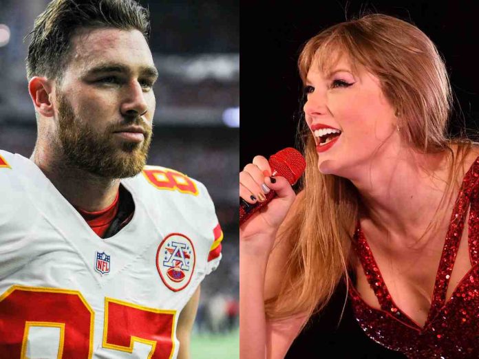 Travis Kelce and Taylor Swift (Image: Getty)
