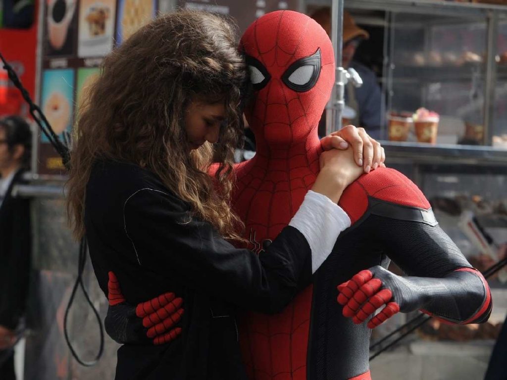 Tom Holland and Zendaya in 'Spider Man'