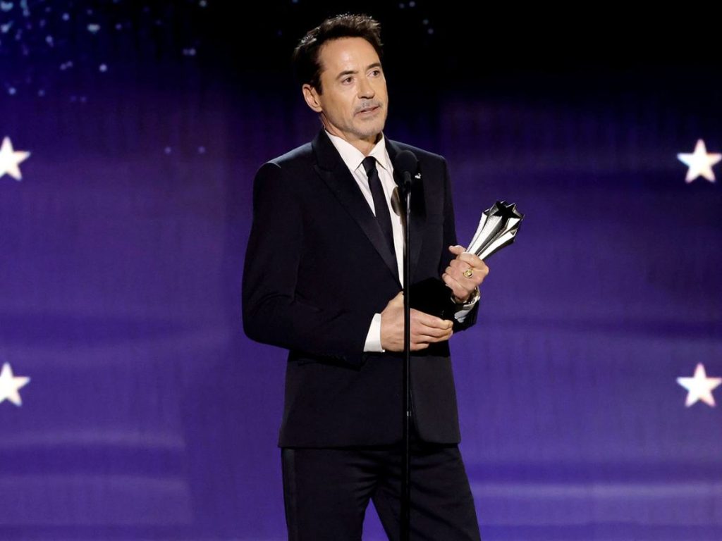 Robert Downey Jr. at the 2024 Critics Choice Awards Image Courtesy: People