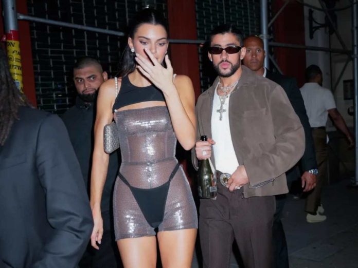 Kendall Jenner and Bad Bunny (Image: Getty)