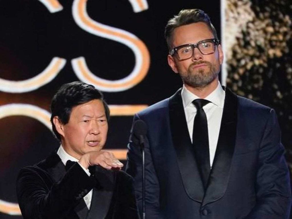 Ken Jeong and Joel McHale 