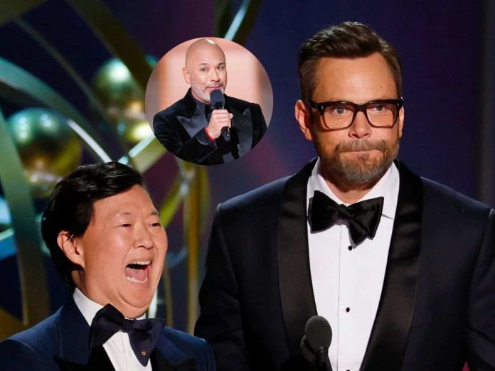 Ken Jeong and Joel McHale take a jab at Jo Koy's monologue