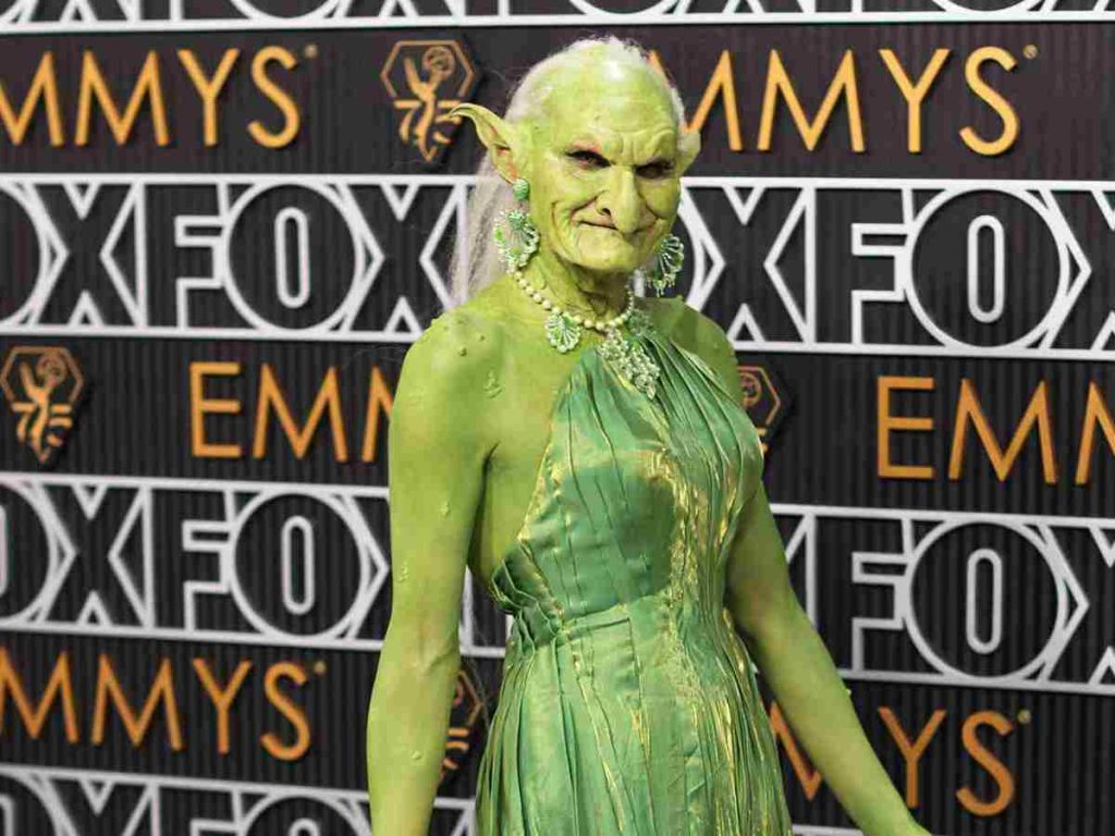 Princess Poppy as Green Goblin at the Emmys