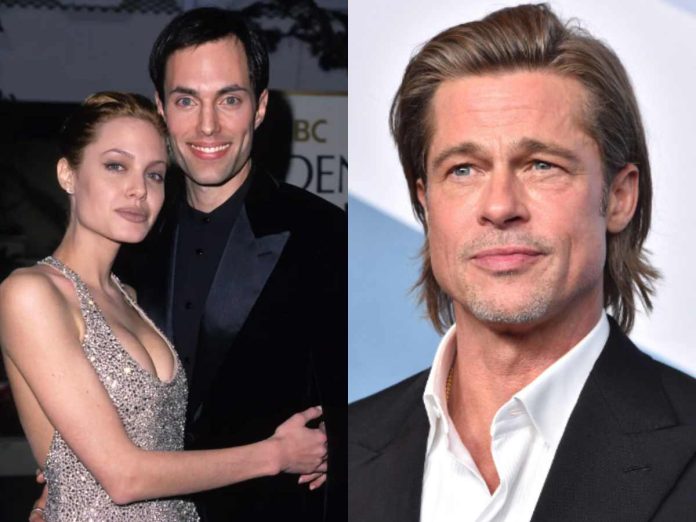 Angelina Jolie's brother and Brad Pitt (Image: Getty)